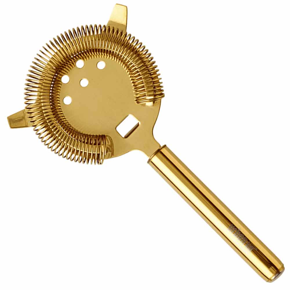 Hawthorn Gold Cocktail Strainer 20cm – Urban Bar USA