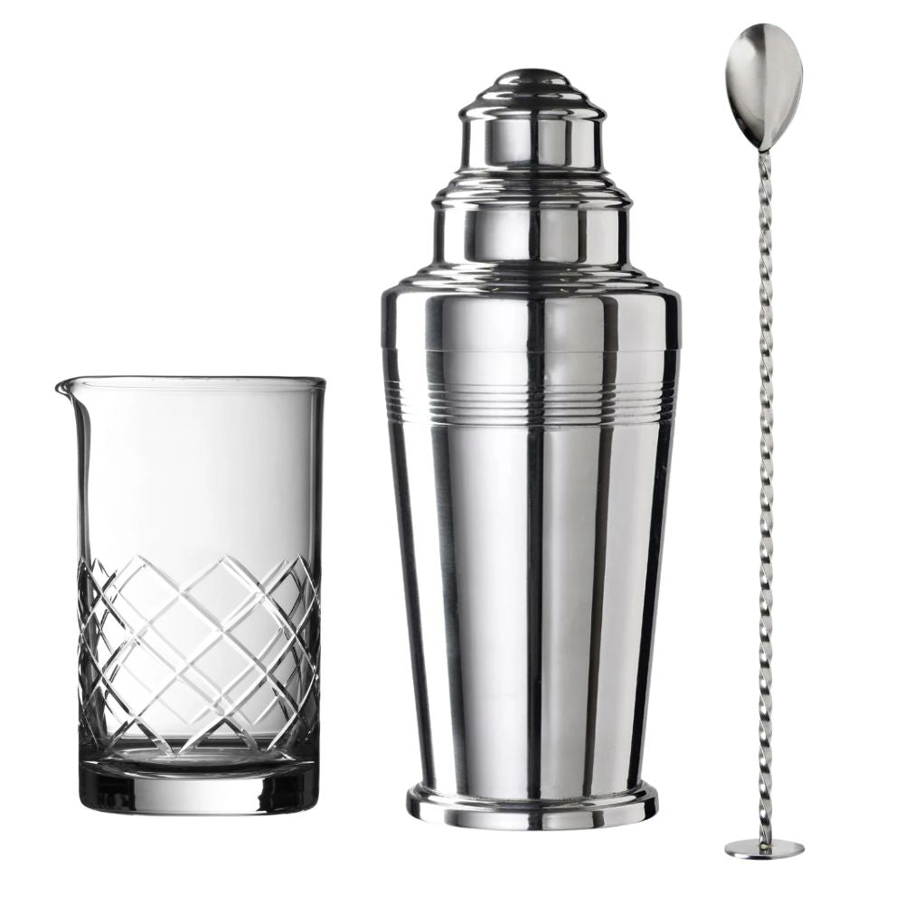 Japanese Mixing Glass and Cocktail Set