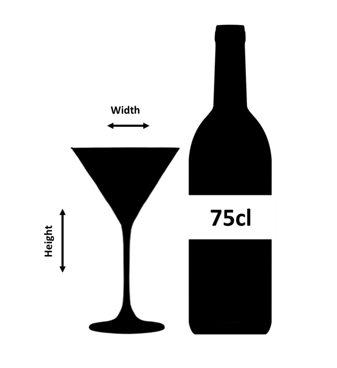 1910 Martini Cocktail Glass 21cl- Box 6