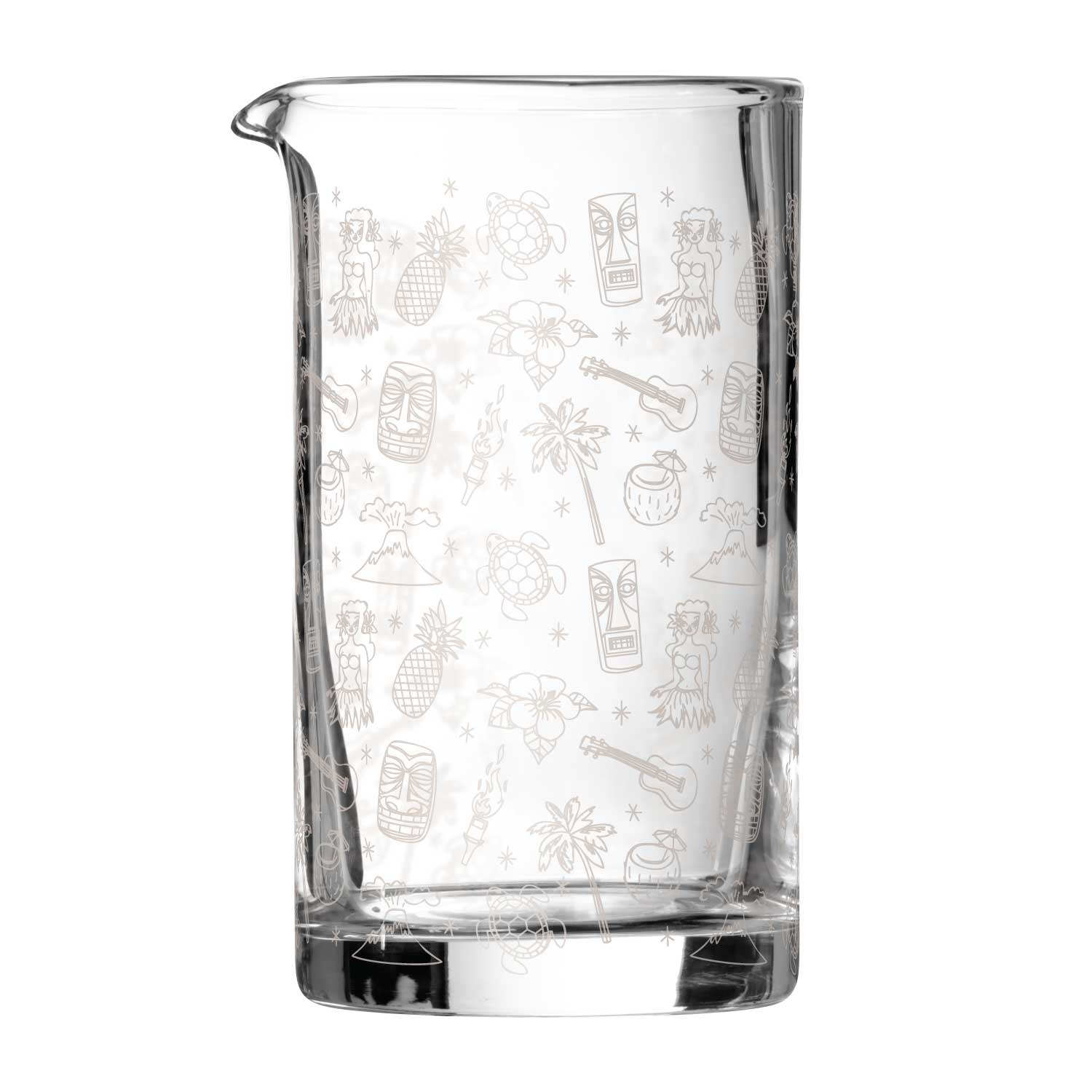 Tiki Cocktail Mixing Jug Glass 80cl