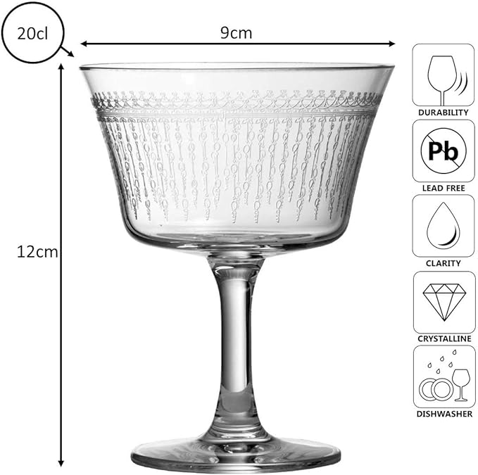 1920 Fizz Cocktail Coupe 20cl – Urban Bar USA