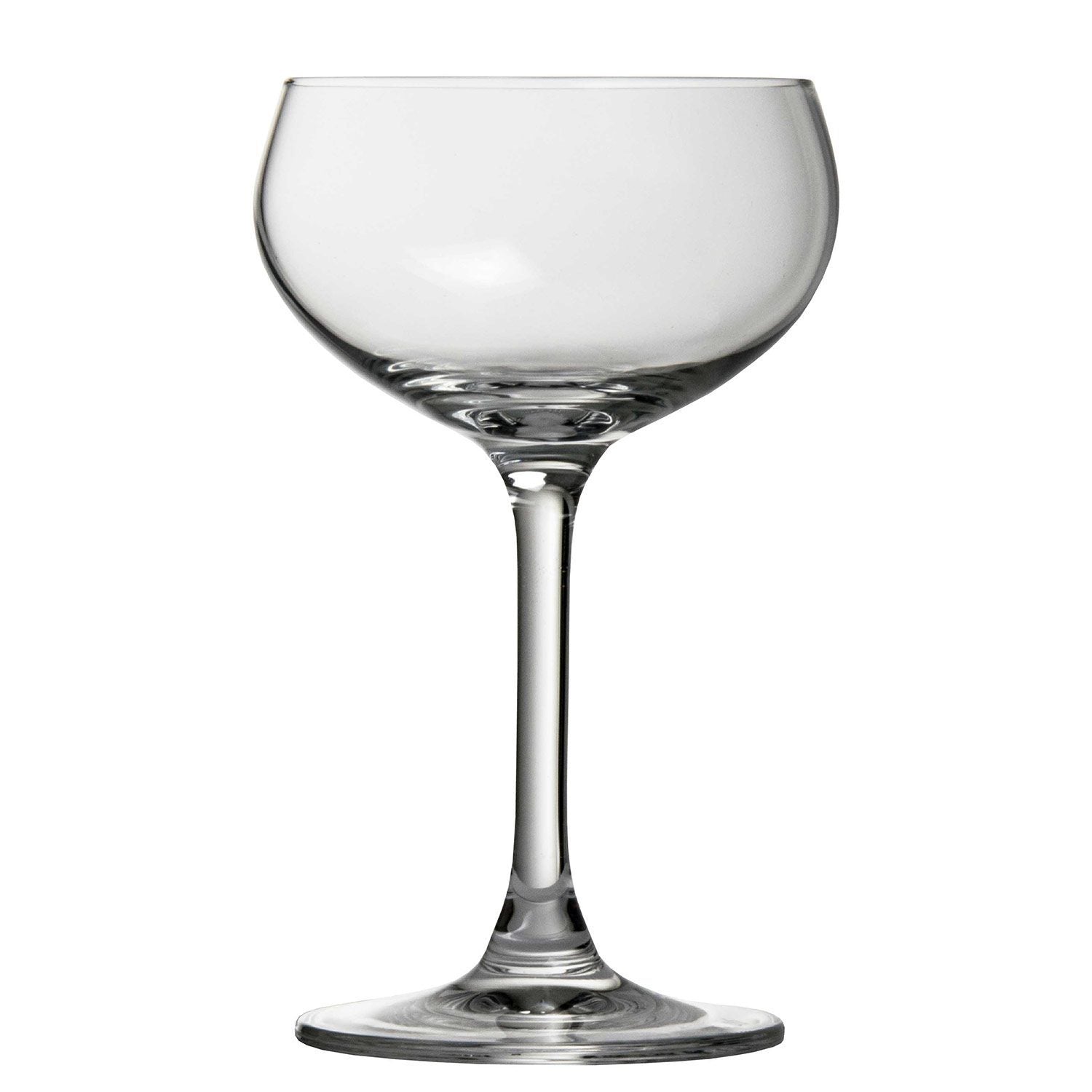 Art Deco Ribbed Coupe Glass – Forage
