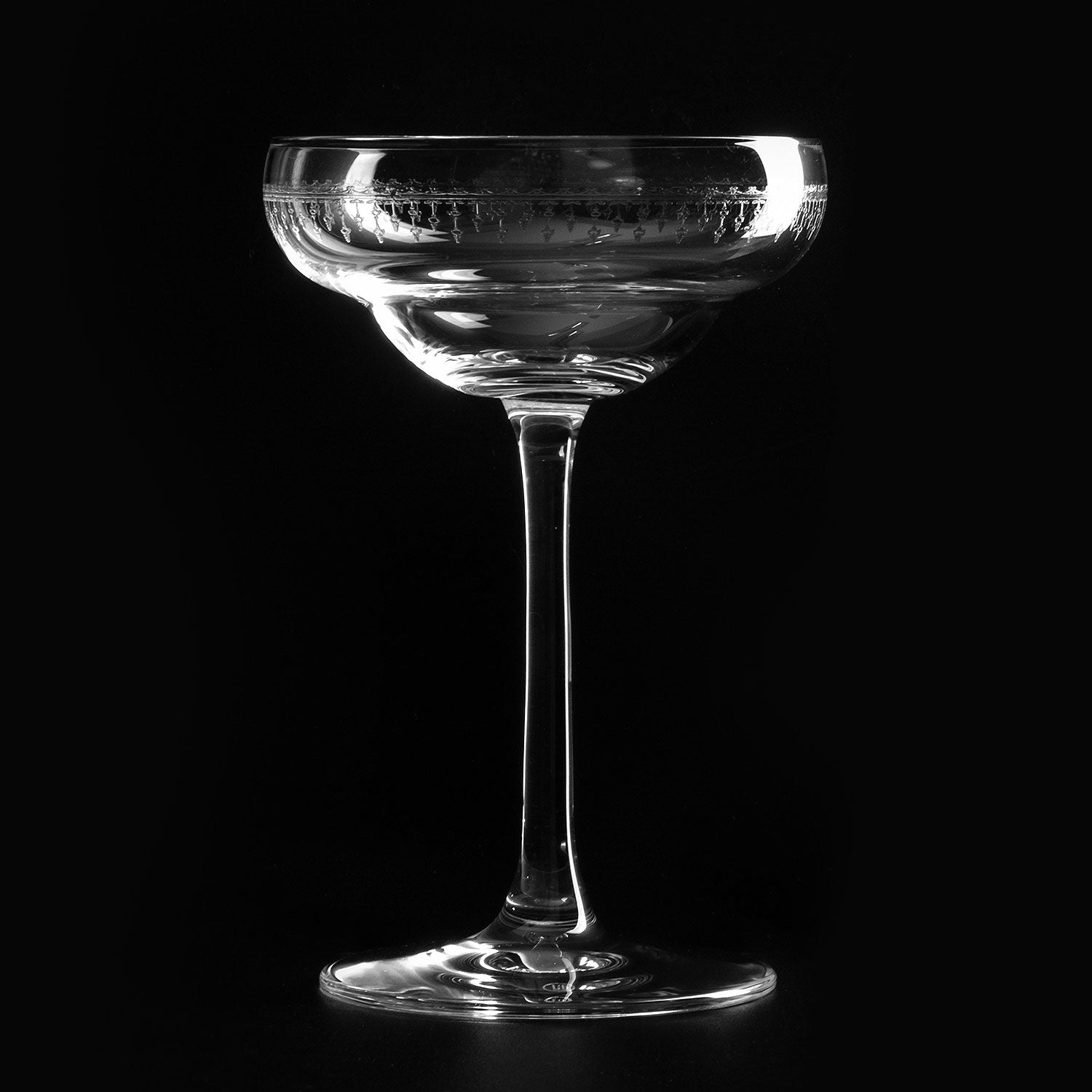 Coppa champagne Coley Urban Bar in vetro decorato cl 17 376099 - RGMania