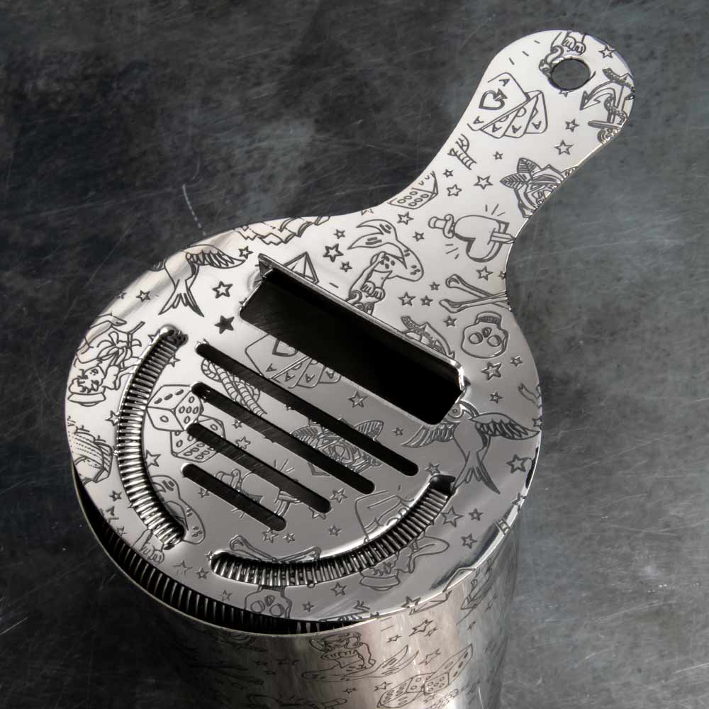 Urban Bar Tattoo Coley Cocktail Strainer - Thumbnail 5