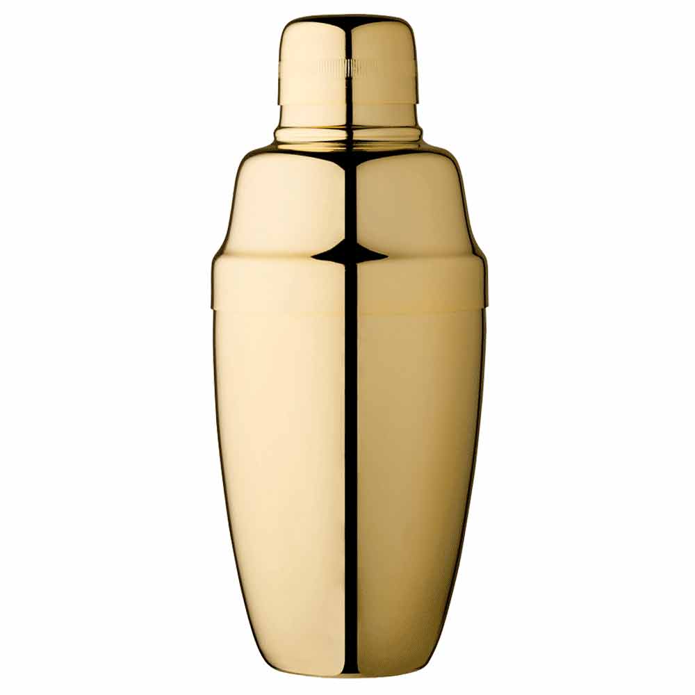 AG Gold Plated Cocktail Shaker 50cl