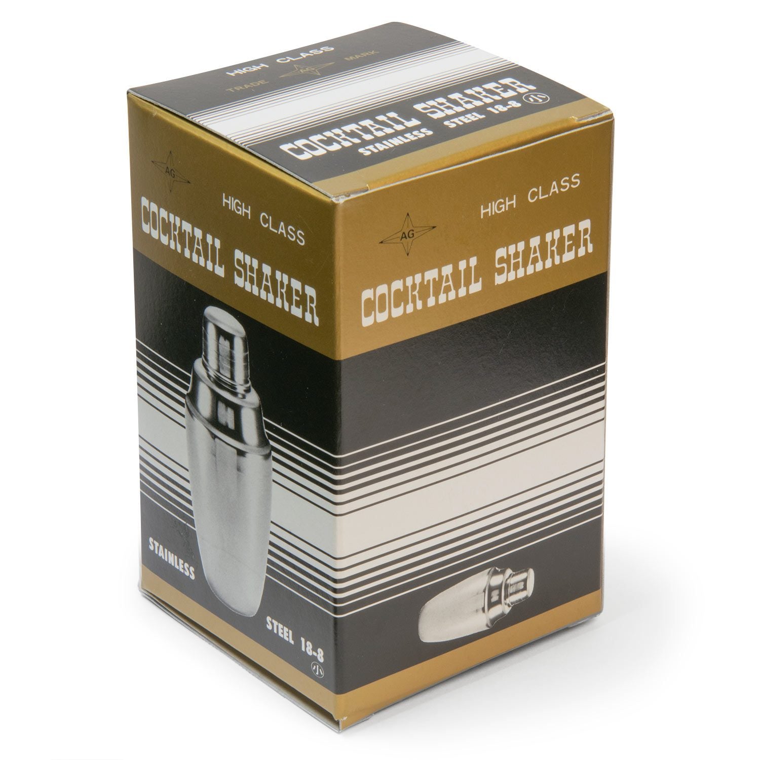 AG Gold Plated Cocktail Shaker 50cl