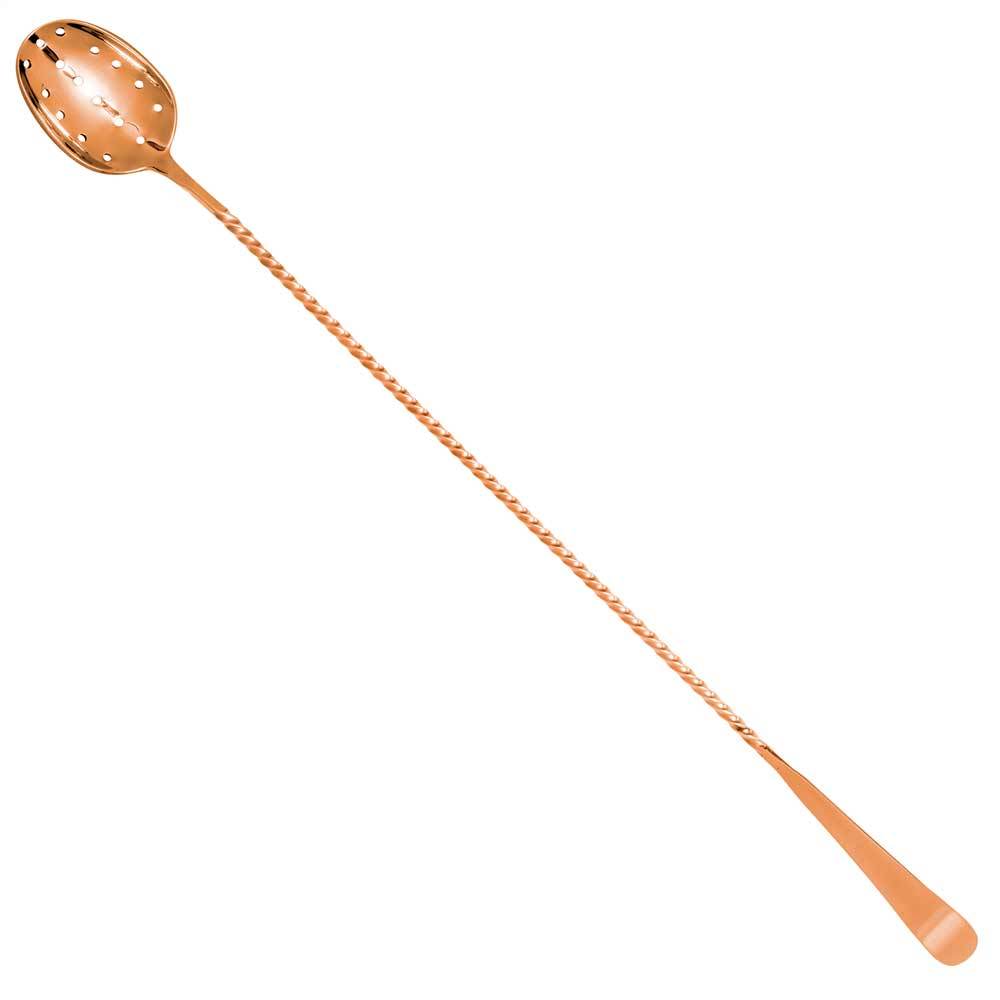 Biloxi Copper Strainer Bar Spoon 13.58 inch