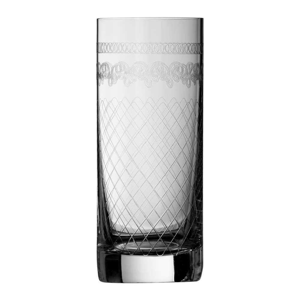 Urban Bar Etched Crystal 1910 Retro Shot Glasses - 2 oz - Set of 6